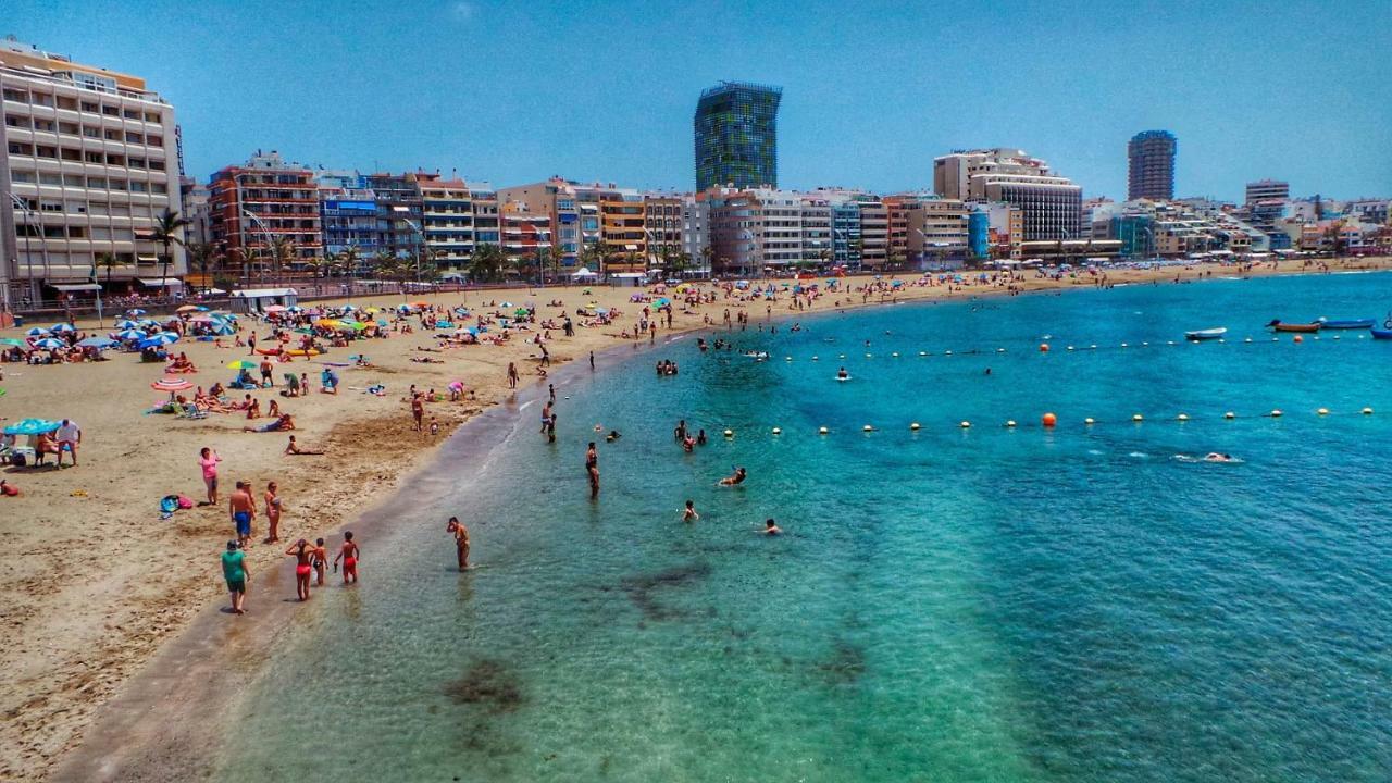 Estudio Playa Canteras 2-4P Wifi 500Mb Apartment Las Palmas de Gran Canaria Luaran gambar